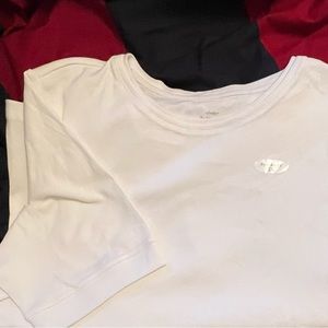 NWT CJ Banks tops every day fit white three-quarter length sleeve 2X WHITE